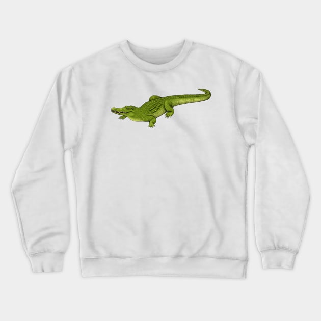 Crocodile Crewneck Sweatshirt by Akman